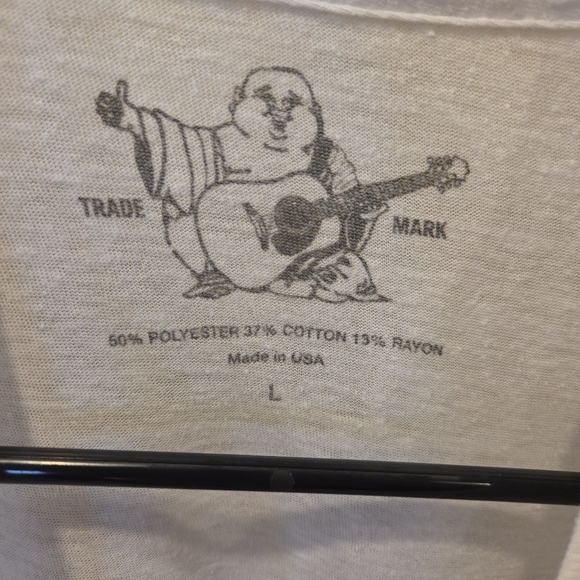 True Religion Brand Jeans Wolf Face Shirt Mens Large Vintage Rebel 1971 - Picture 4 of 12